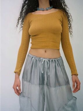 Baserange tights long sleeve top NEW yellow